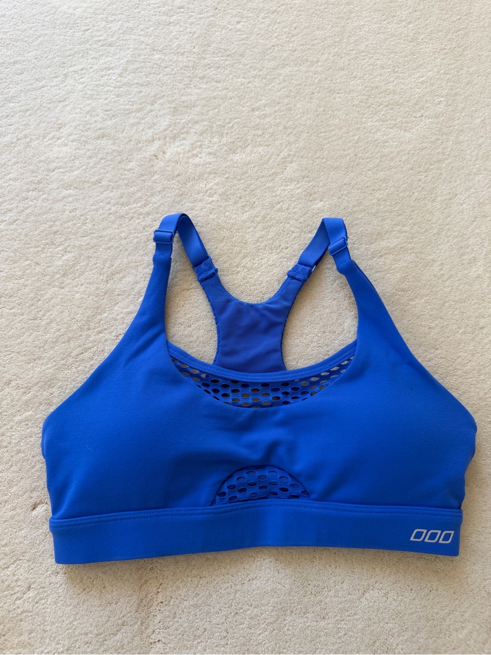 Lorna Jane Electric Blue Racerback Sports Bra